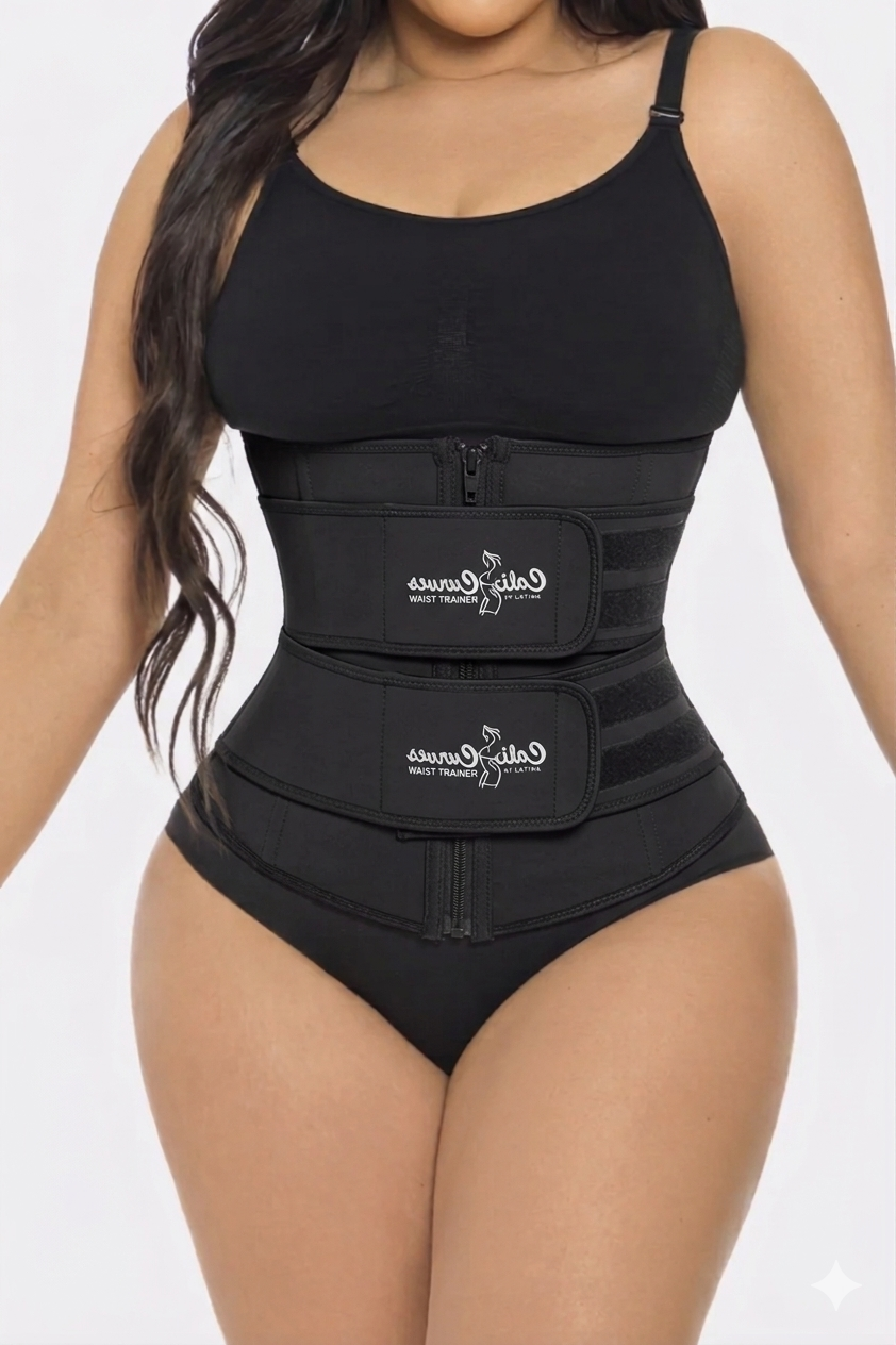 Stay Snatched Double Belt Waist Trainer 2039