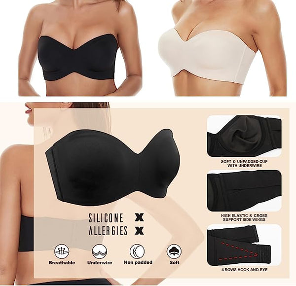 Non Slip Strapless Bra 276 – Cali Curves Colombian Fajas