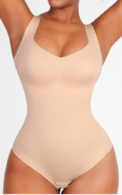 QRIC Bodysuit for Women Tummy Control Shapewear Seamless Fajas Colombianas  Body Shaper Pack of 2