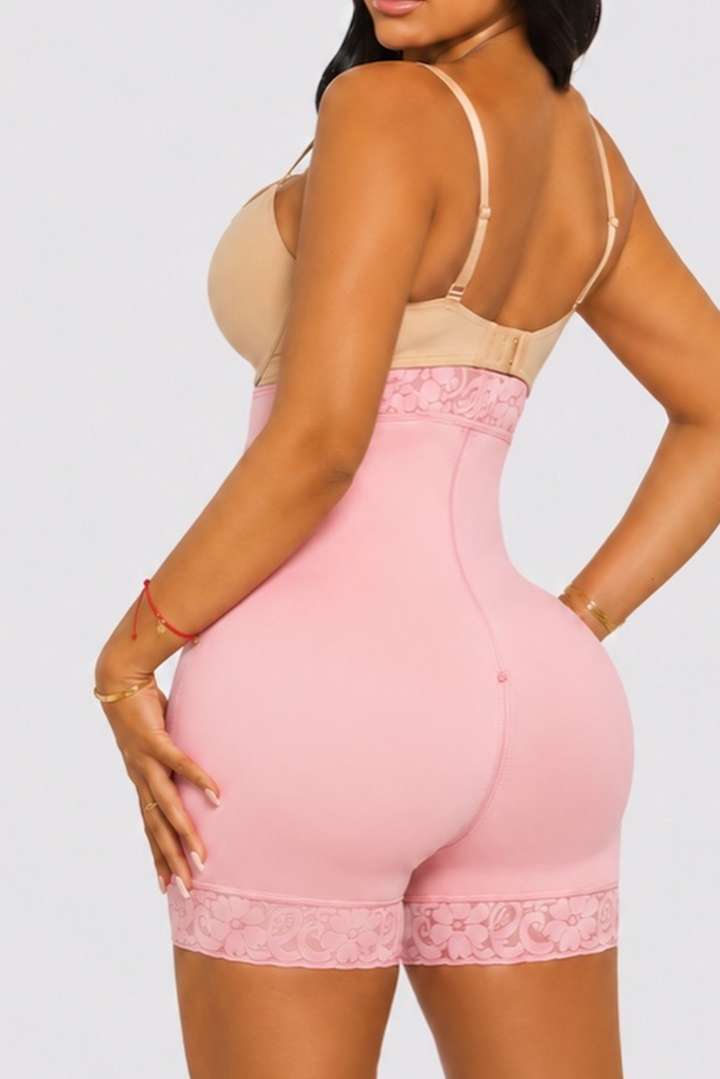 Pink Strapless Peachy BBL Shorts Pre Order