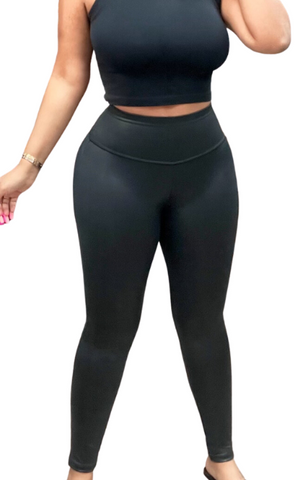 Always Around Faux Leather Leggings 6639 – Cali Curves Colombian Fajas