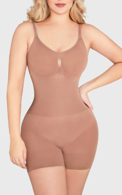 3129 Long Sleeve Shapewear Dress – Cali Curves Colombian Fajas